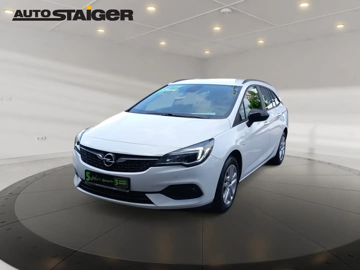 Opel Astra K ST 1.2 Turbo  Edition Klima, Navi, PDC, Weiß - 2
