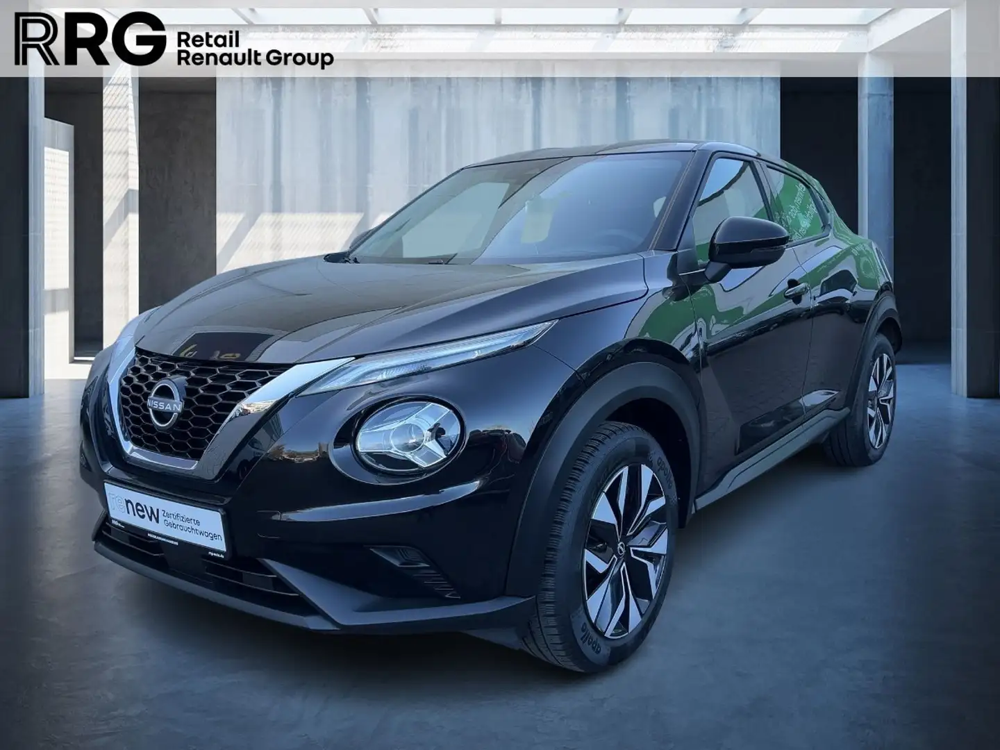 Nissan Juke Acenta LED SHZ Navi Kamera Zwart - 1