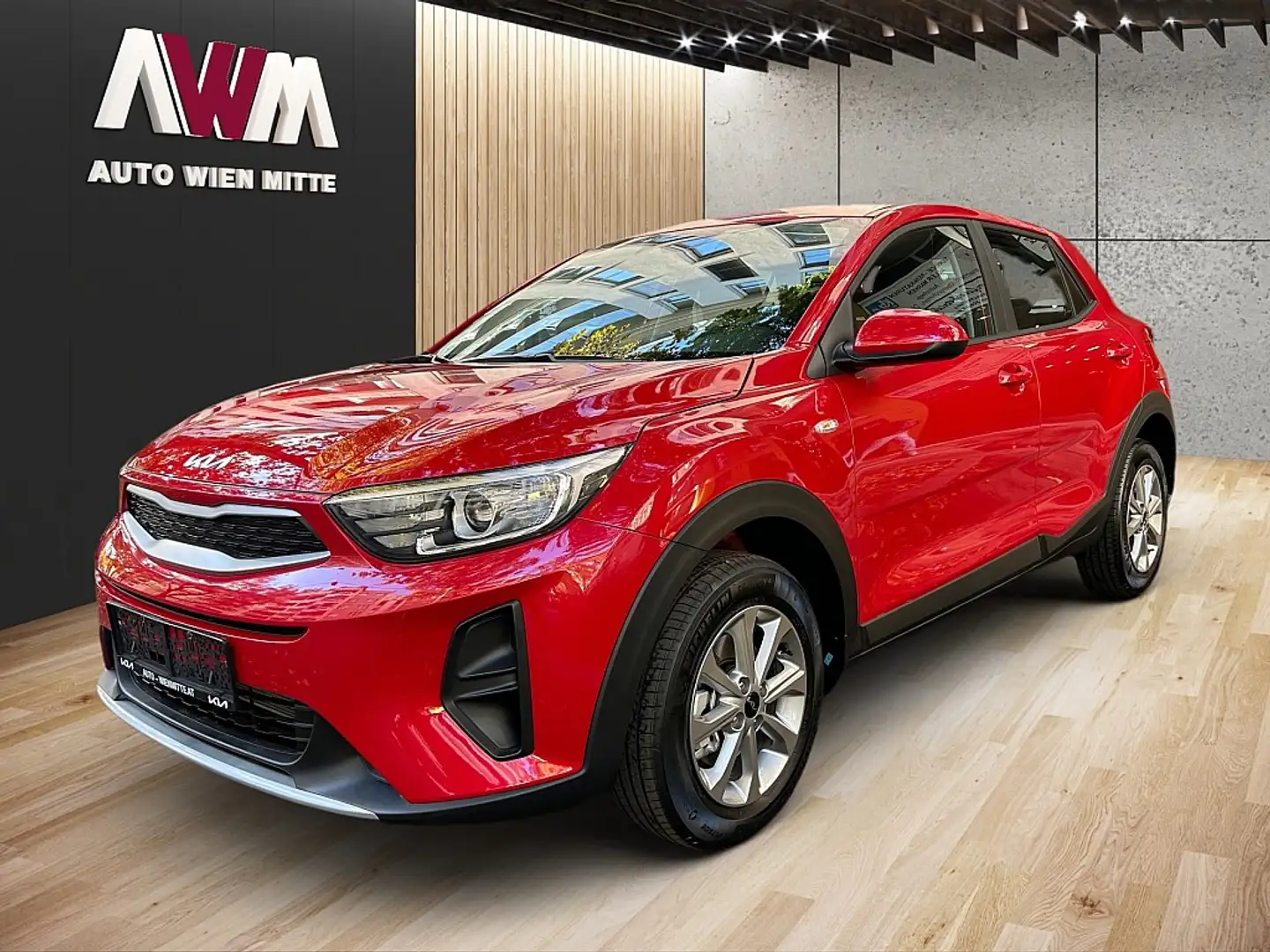 Kia Stonic 1,2 DPI ISG Titan| AUTO WIEN MITTE Rot - 1
