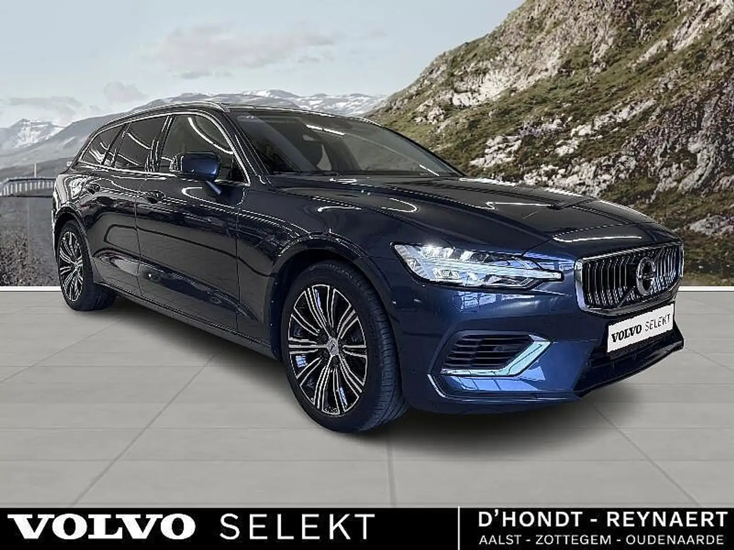 Volvo V60 Inscription T6 AWD Plug-in Hybrid Bleu - 2