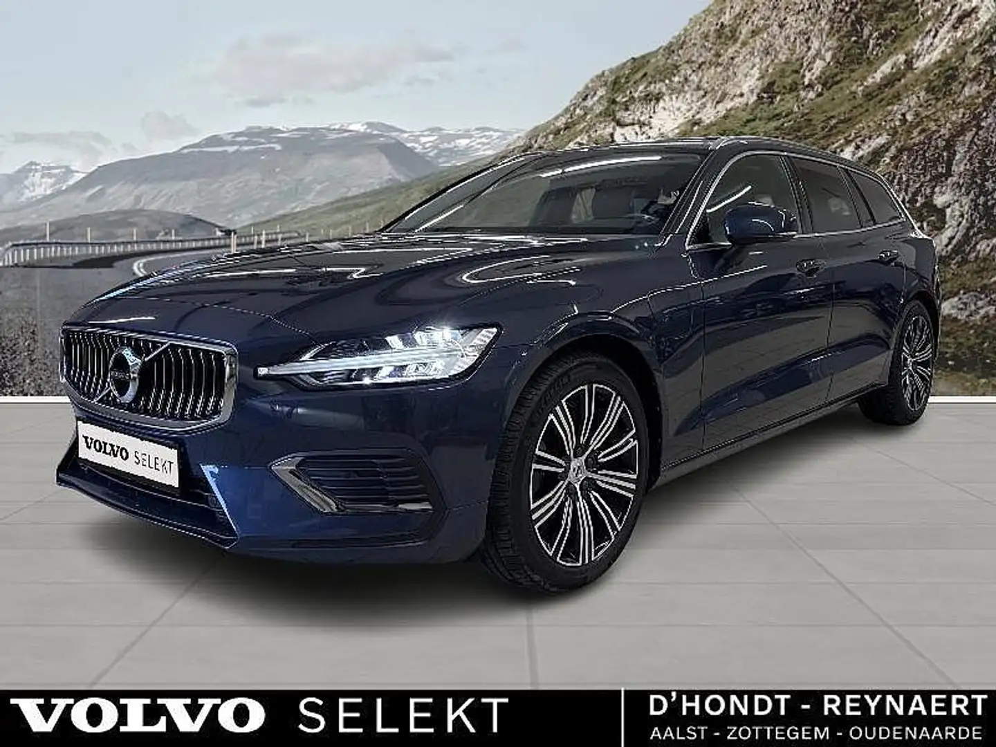 Volvo V60 Inscription T6 AWD Plug-in Hybrid Bleu - 1