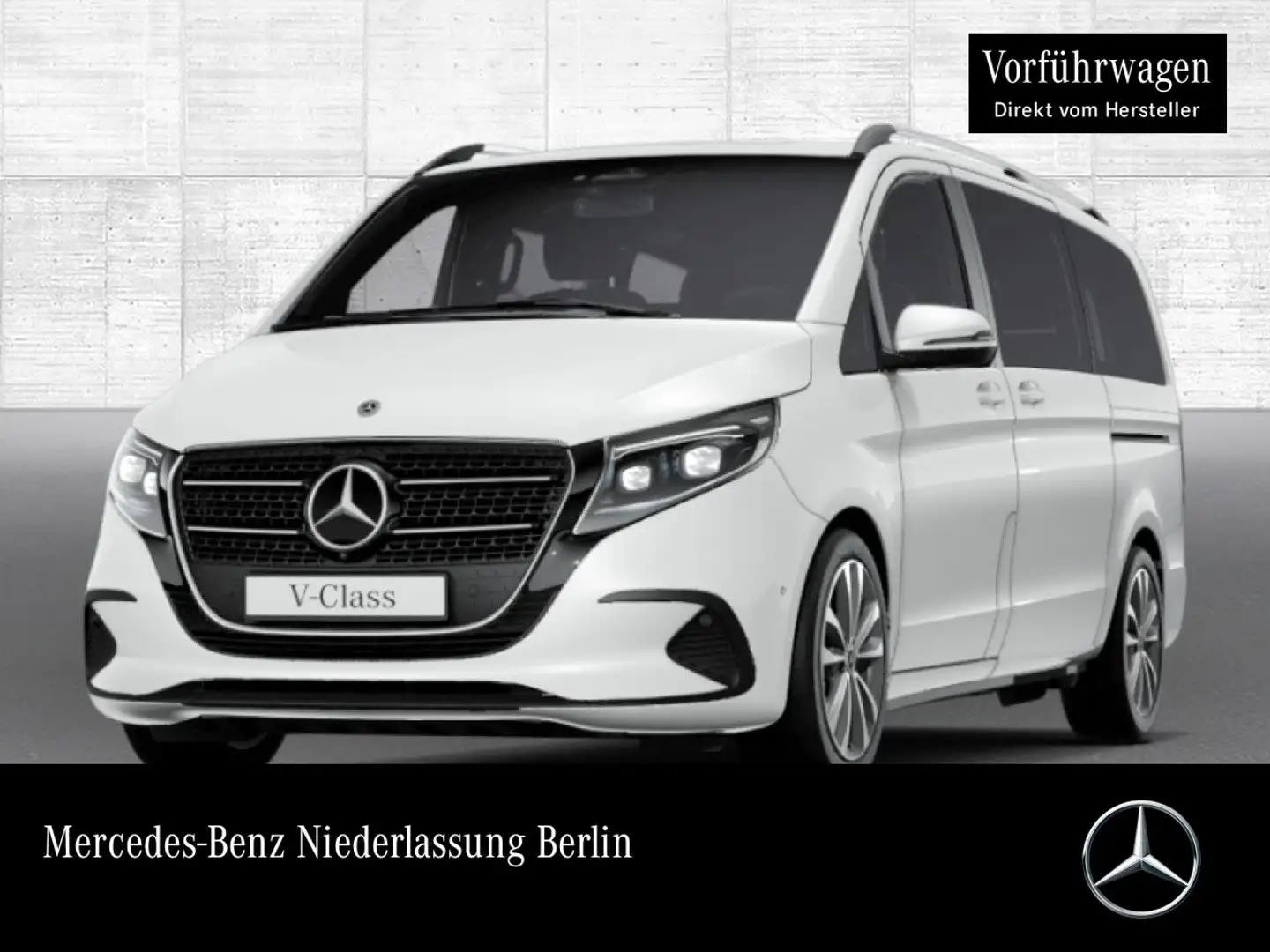 Mercedes-Benz V 300 d 4M STYLE+Allrad+9G+StandHZ+Klimaautom.+DIS Weiß - 1