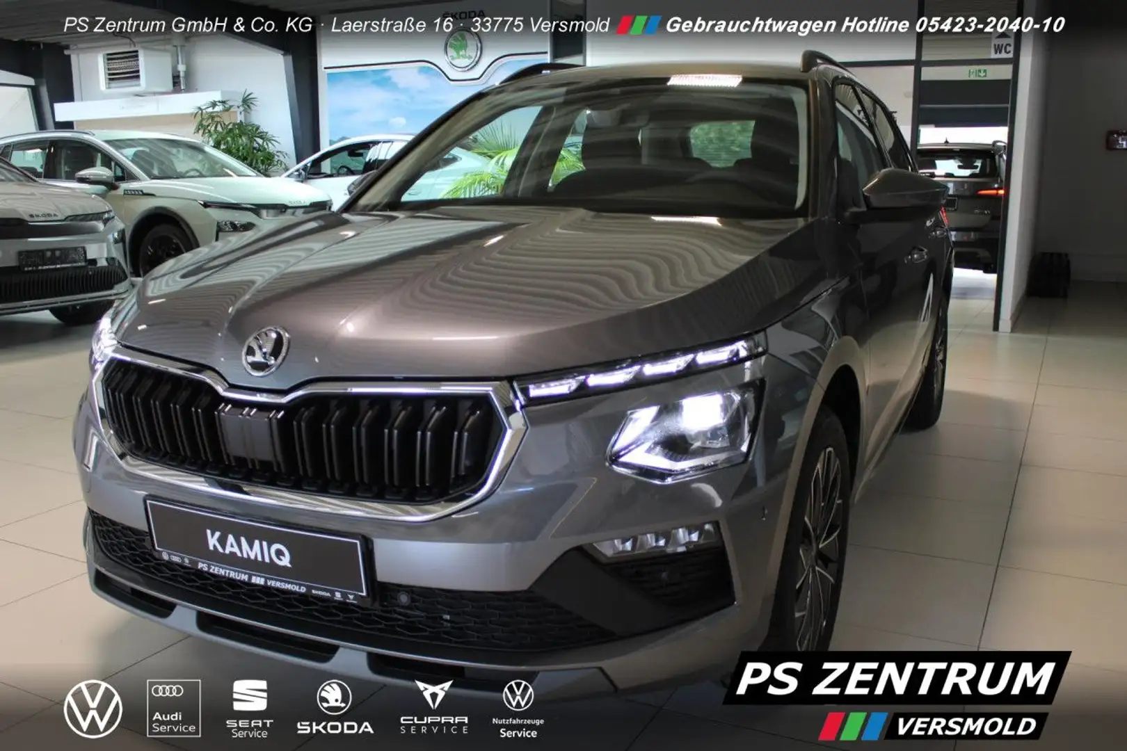 Skoda Kamiq 1.5 TSI DSG Tour MATRIX NAVI PDC KAMERA LED Grau - 1