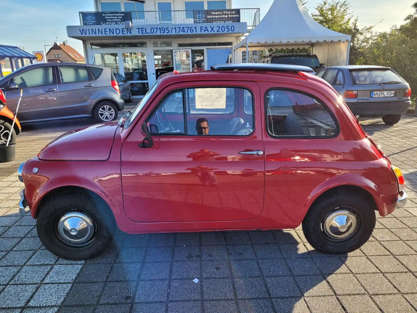 Fiat 500 F - OLDTIMER Rot - 1