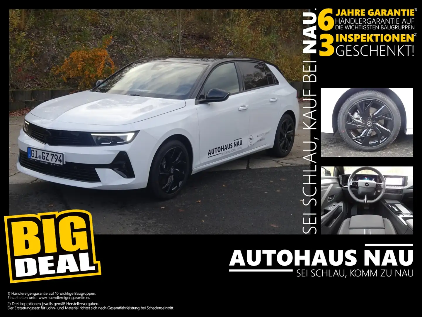 Opel Astra GS Hybrid 145 PS Matrix-LED-Licht! Weiß - 1