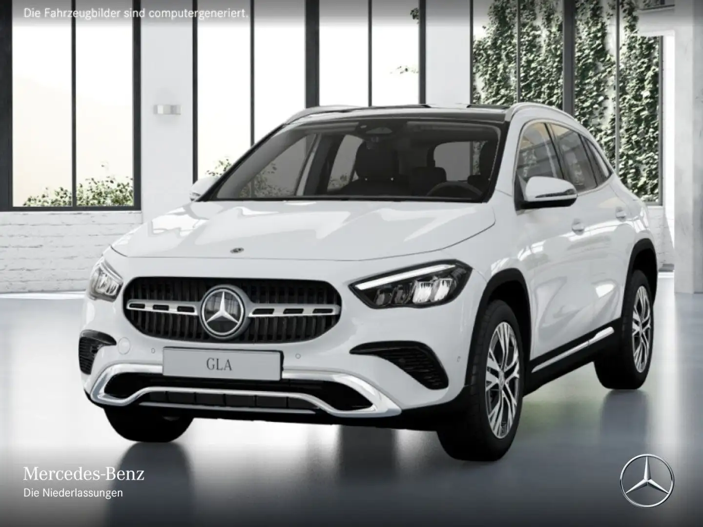 Mercedes-Benz GLA 200 PROGRESSIVE+PANO+AHK+LED+KAMERA+7G Weiß - 2