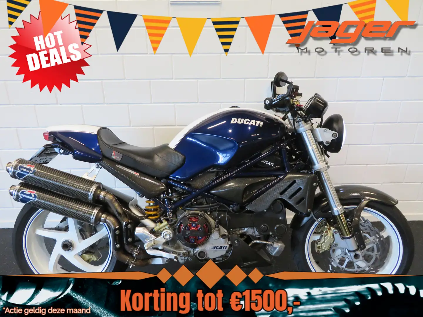 Ducati Monster S4R TERMIONI PERFECT! Blanco - 1