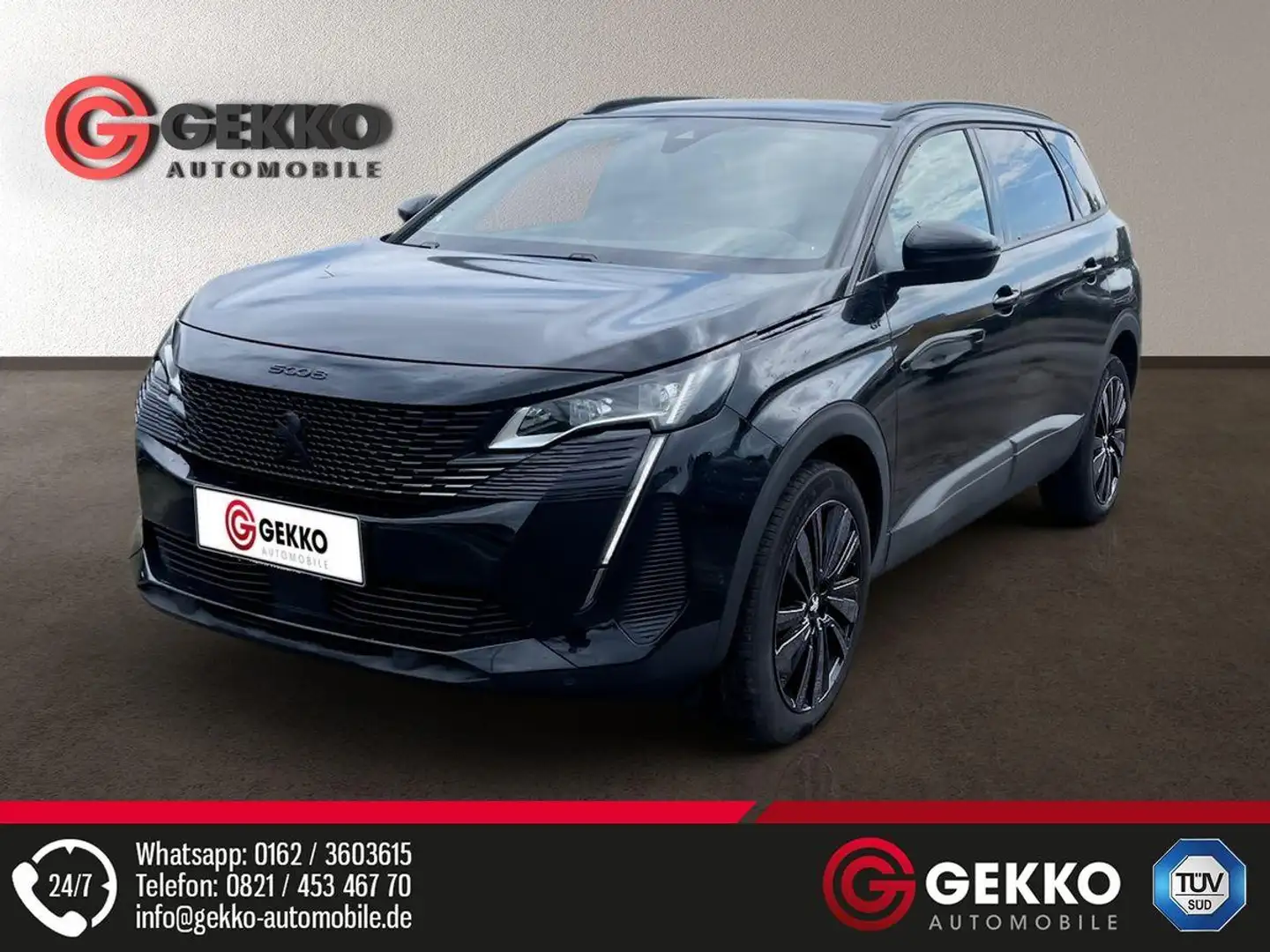 Peugeot 5008 GT PureTech +KAMERA+7-Sitzer+NAVI+APP+LED+Metallic Negru - 1