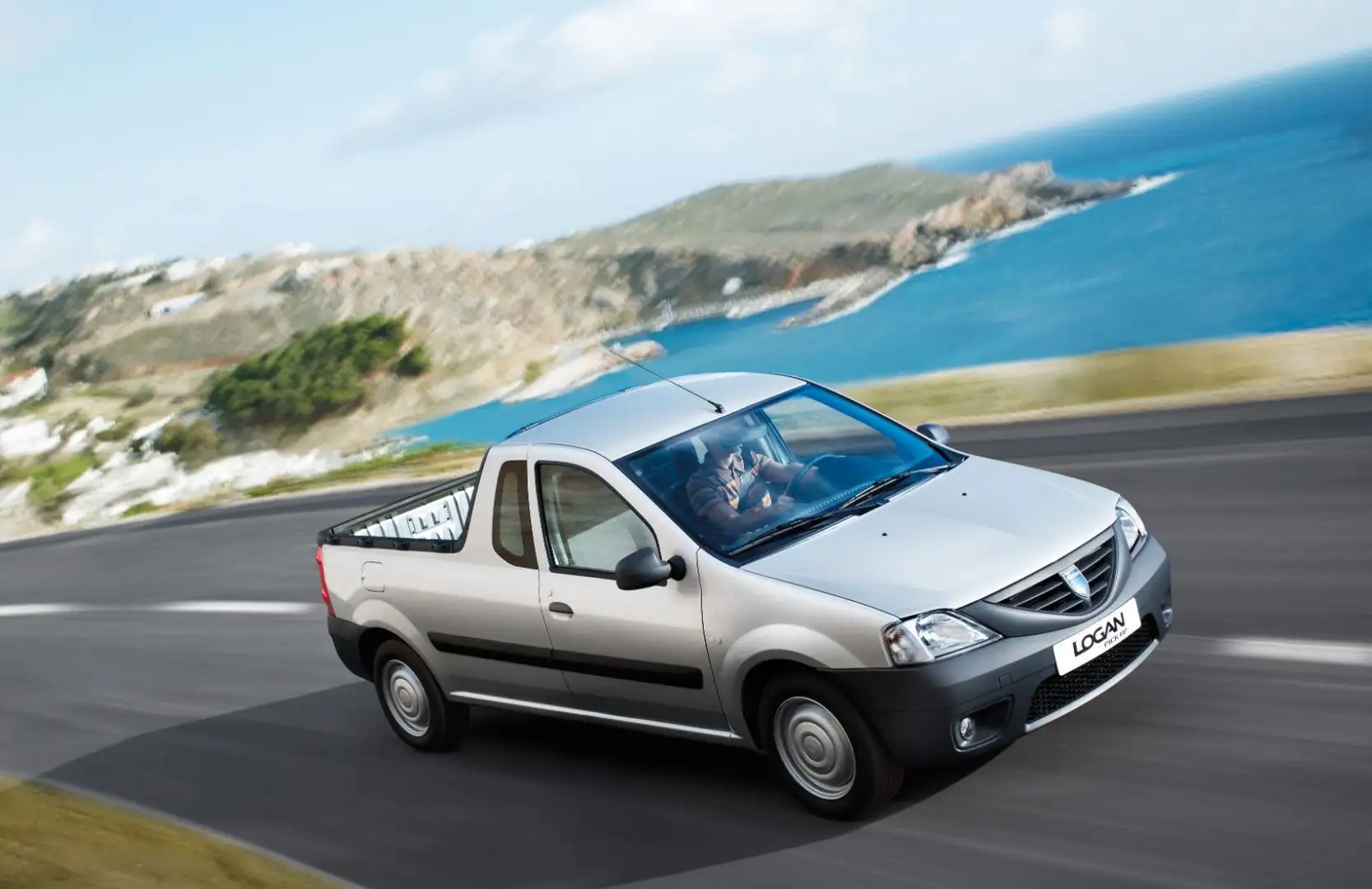 Dacia Logan Pickup Ambiance Klima Wenig Km,TüV Neu Blanc - 1