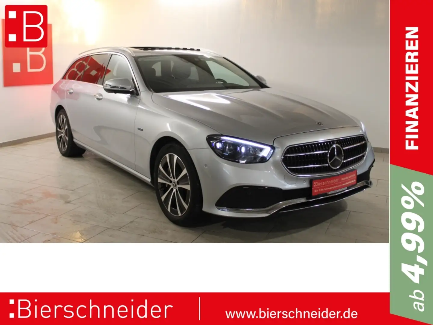 Mercedes-Benz E 300 de Avantgarde 18 AHK HUD MUBEAM DISTRO Silber - 1