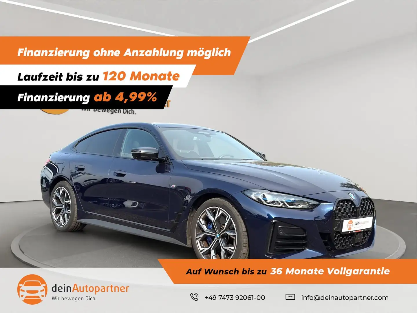 BMW 420 Gran Coupe X DRIVE/M SPORT/ACC/LED/STHZ/LED/1.HAND Blau - 1