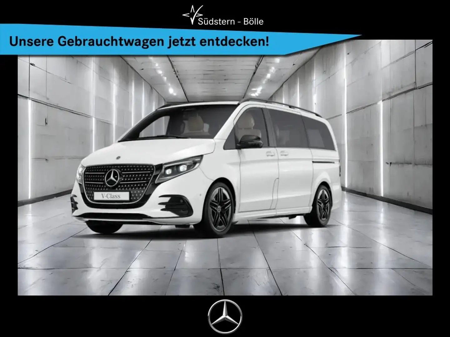 Mercedes-Benz V 300 AVANTGARDE 4M+360°+AMG+DISTR+AHK+AIRMATIC Blanc - 1
