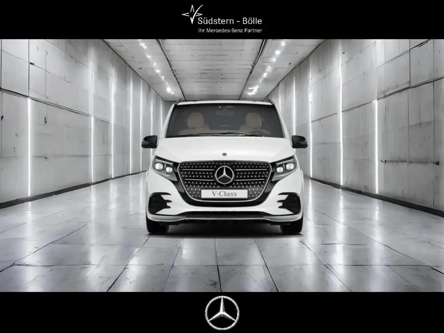 Mercedes-Benz V 300 AVANTGARDE 4M+360°+AMG+DISTR+AHK+AIRMATIC Blanc - 2