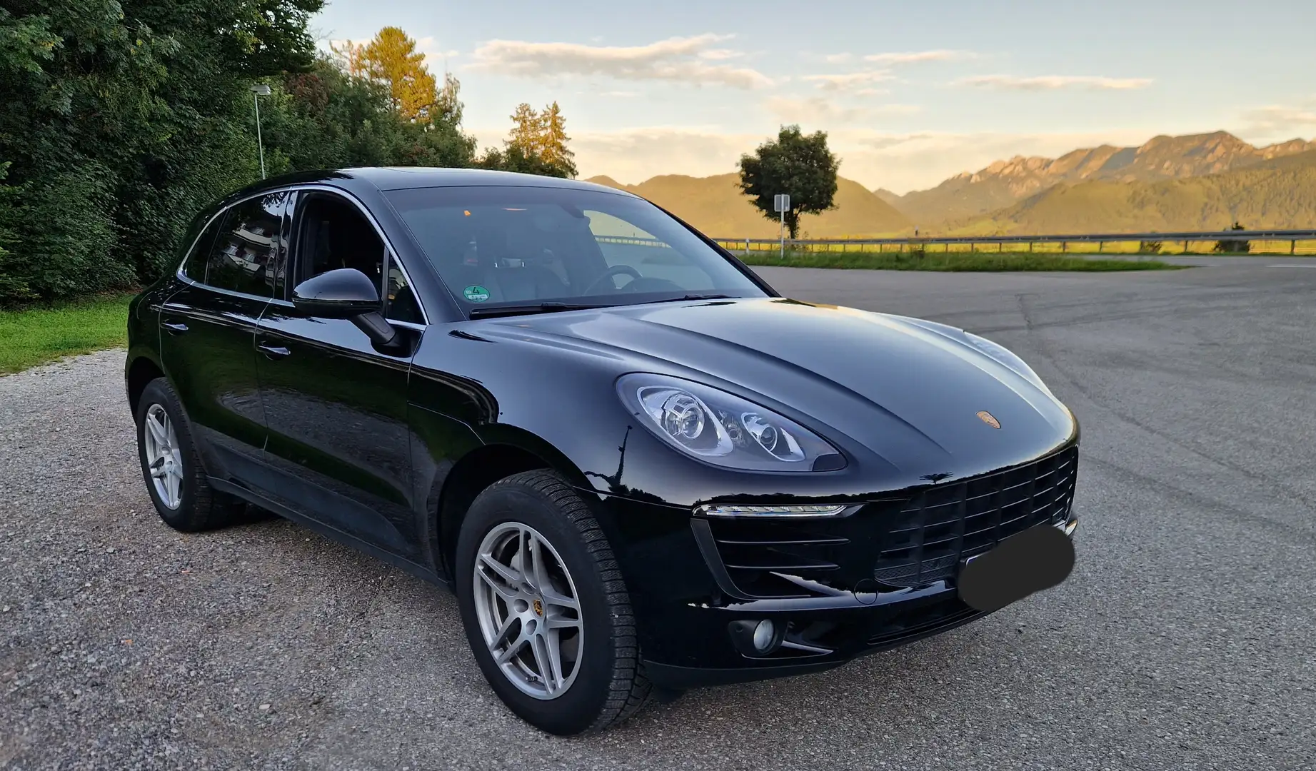 Porsche Macan Macan S Diesel / Volleder / Panorama / 1. Hand Schwarz - 1