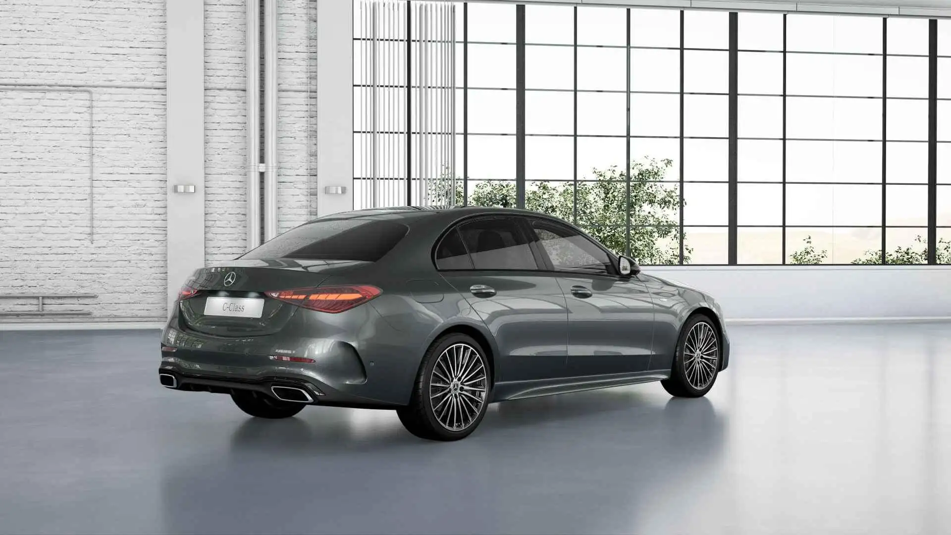 Mercedes-Benz C 300 300e Business Solution AMG | Panoramaschuifdak | 3 Grau - 2