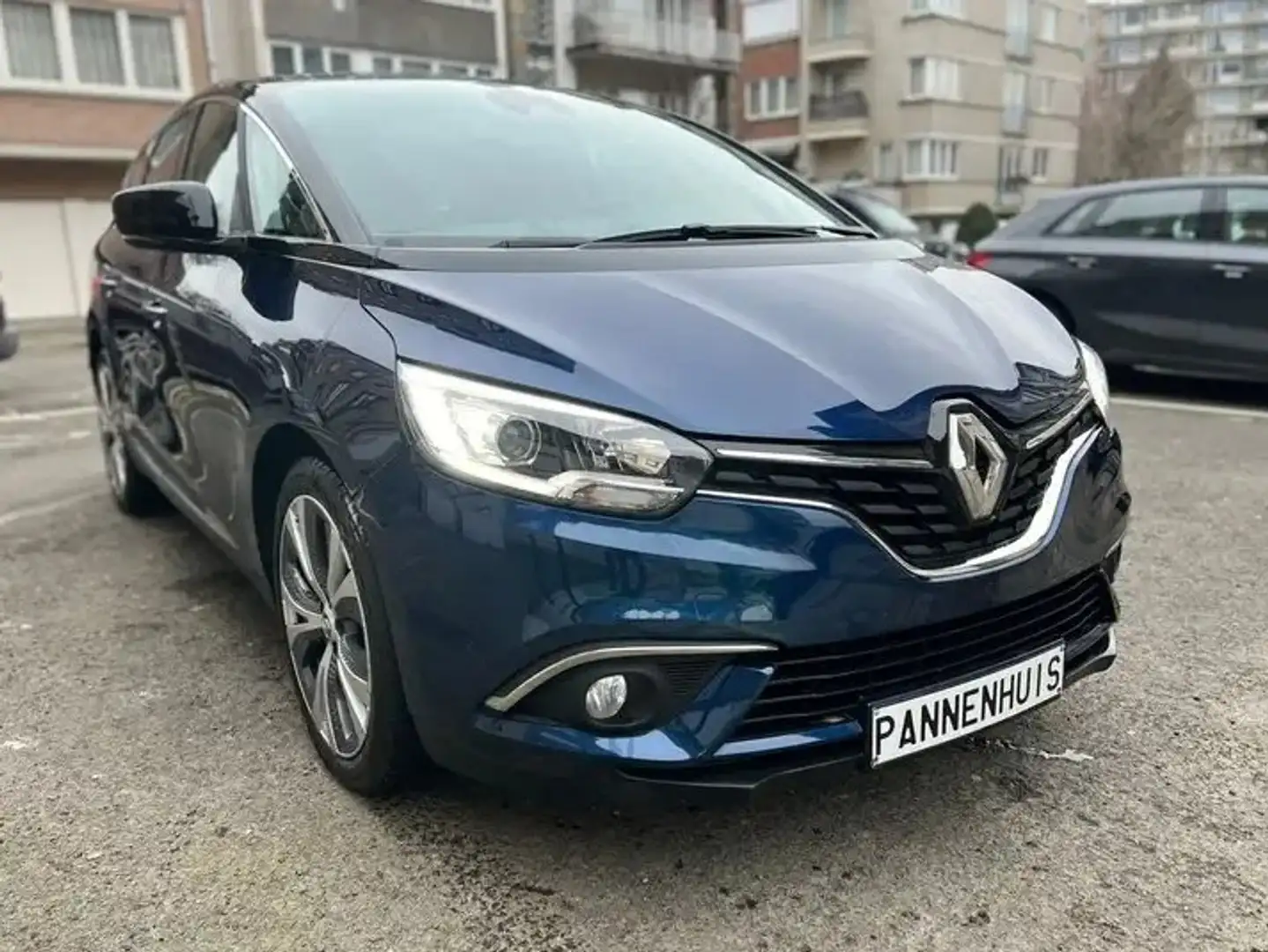 Renault Grand Scenic 1.33TCe Intens 7 Places 1er Prop Carnet GPS Cuir.. Blauw - 1
