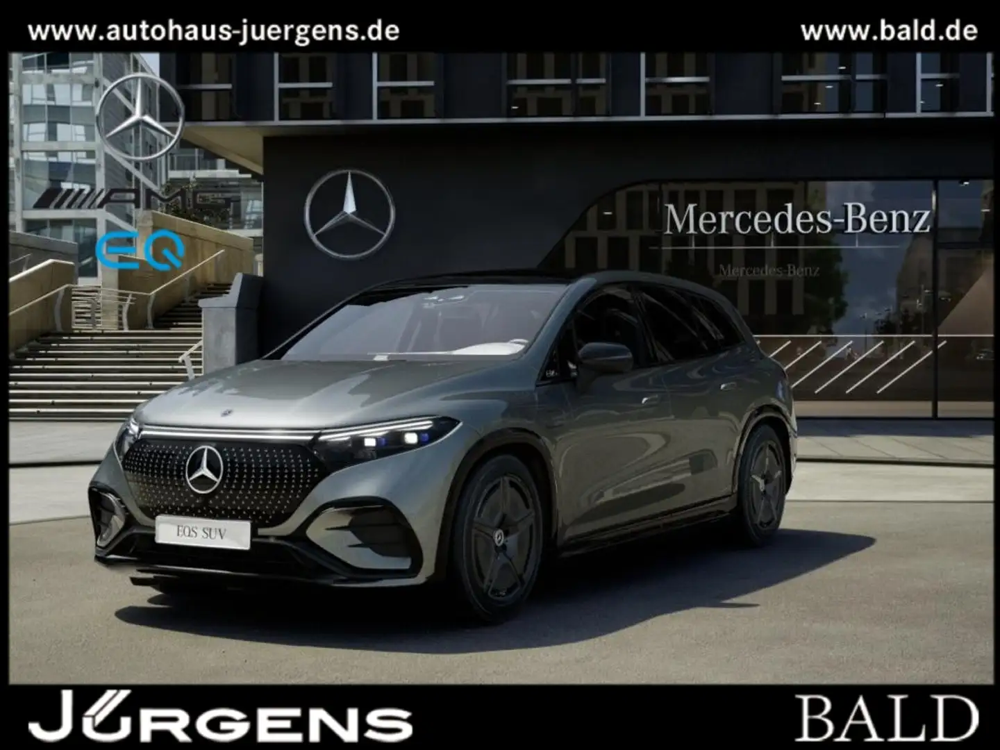 Mercedes-Benz EQS SUV EQS 580 4M SUV AMG-Sport/Hyper/Pano/Burm/AHK/TV Gris - 1