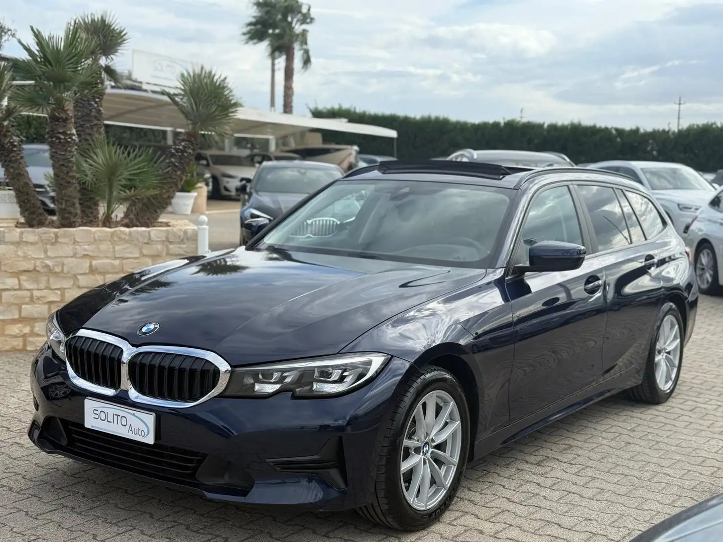 BMW 318 d Touring Sport auto *Tetto *Head-up Display Blauw - 1
