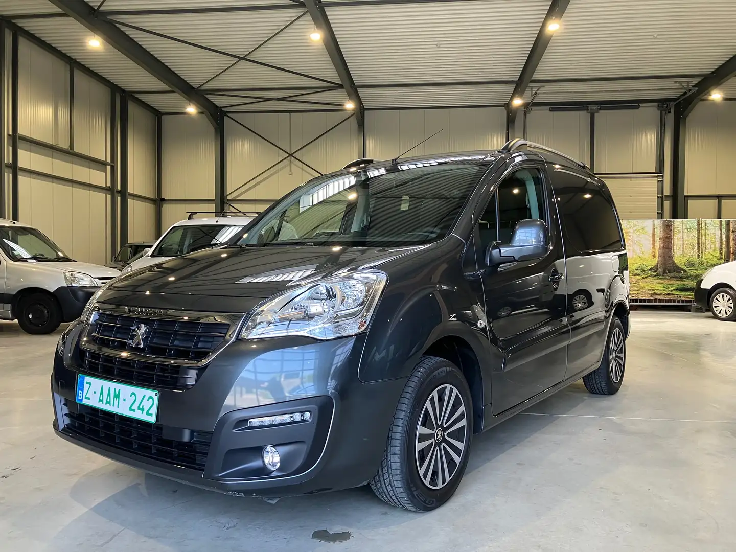 Peugeot Partner 1,6 HDI Airco 1 Eig 12M omniumgarantie 11.446+BTW Gris - 1