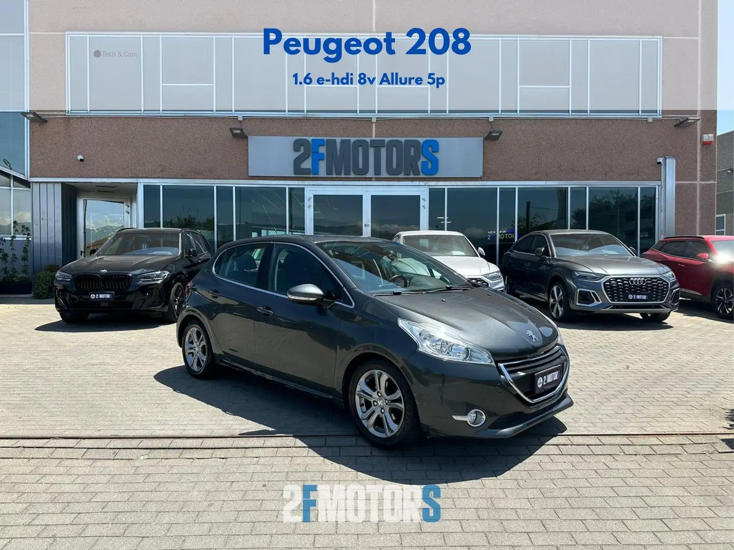 Peugeot 208 5p 1.6 e-hdi 8v Allure s Grigio - 1