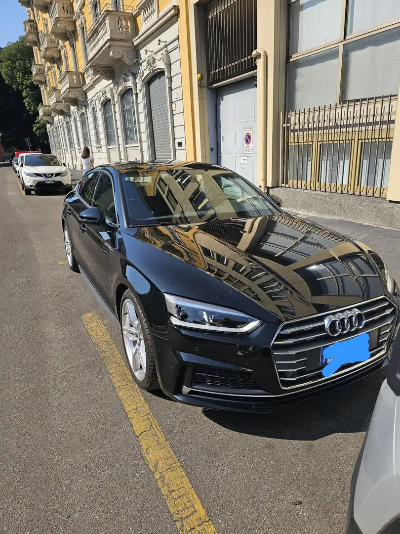 Audi A5 Sportback 40 2.0 tfsi S-tronic S-line Nero - 1