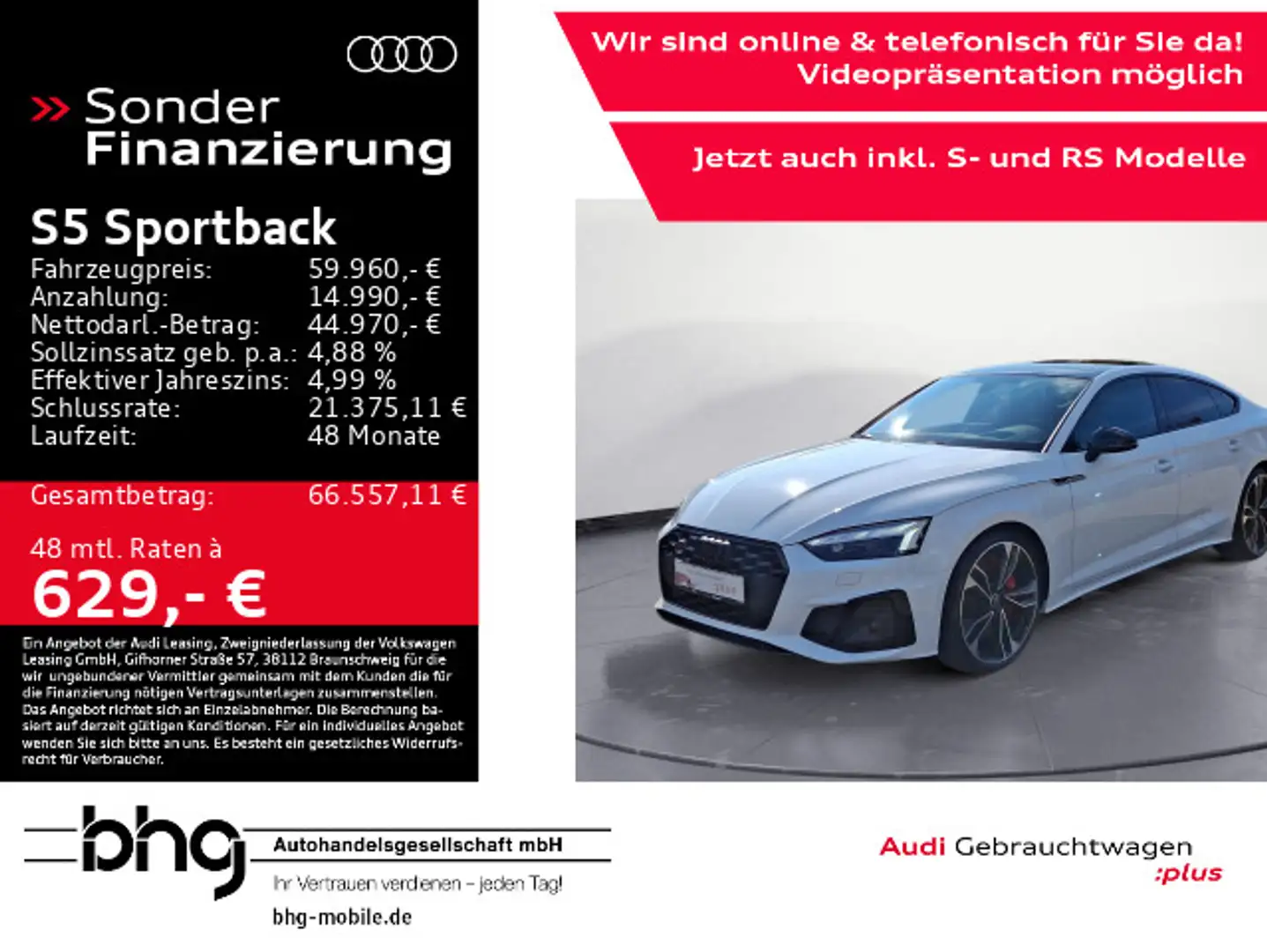 Audi S5 TDI quattro tiptronic Weiß - 1