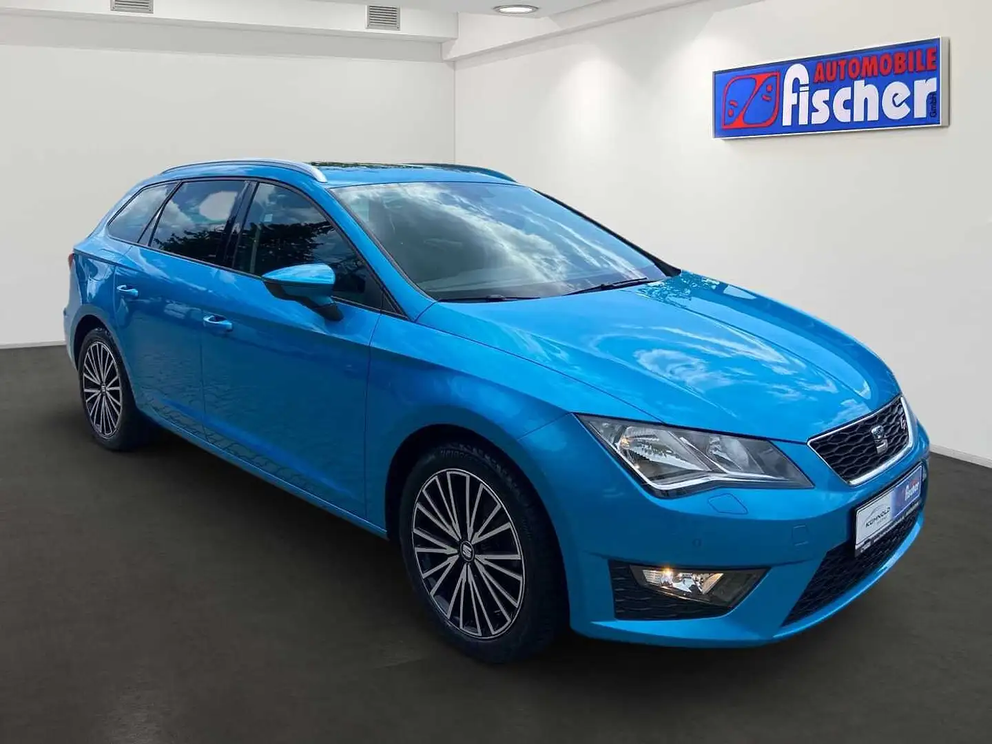 SEAT Leon 1.4 TSI ST FR ACT Navi Sitzhzg Pano PDC Alcantara Bleu - 2