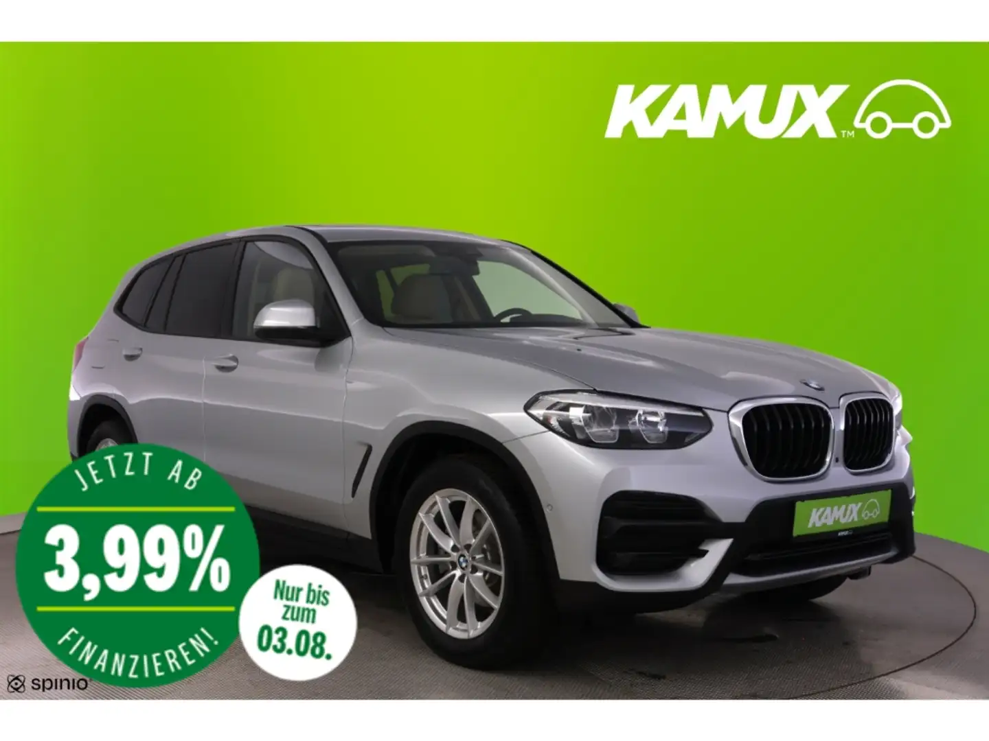 BMW X3 20i xD Steptronic Advantage+LED+NAVI+KAMERA Silber - 1