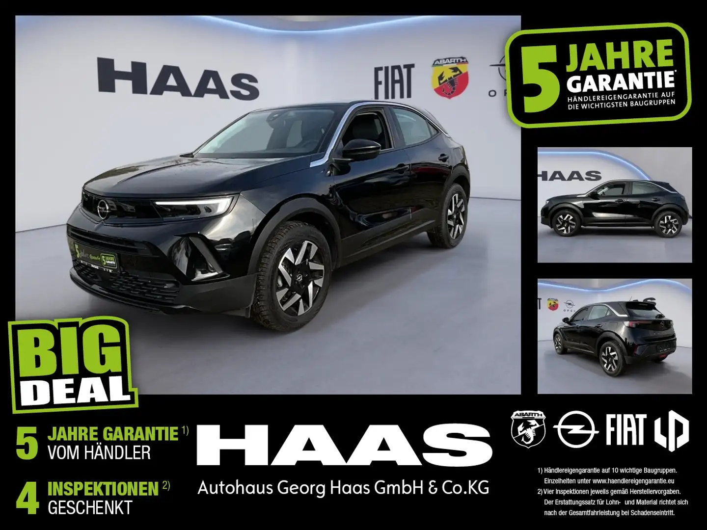 Opel Mokka 1.2 Turbo Kamera, Sitzheizung, Carplay Schwarz - 1
