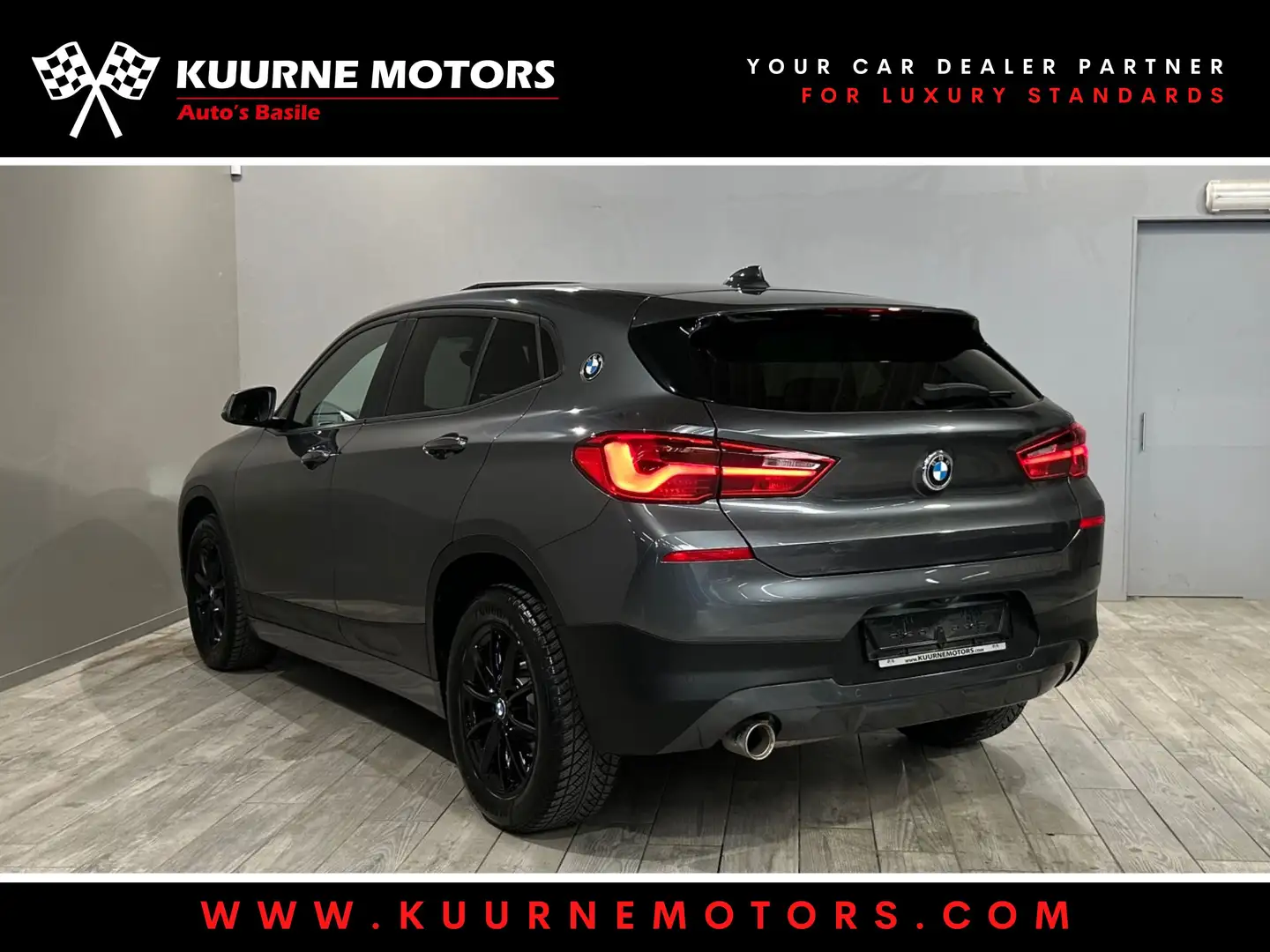 BMW X2 sDrive18iA Pano/Leder/Acc/Cam/Hud/Hk *1j garantie* Gris - 2