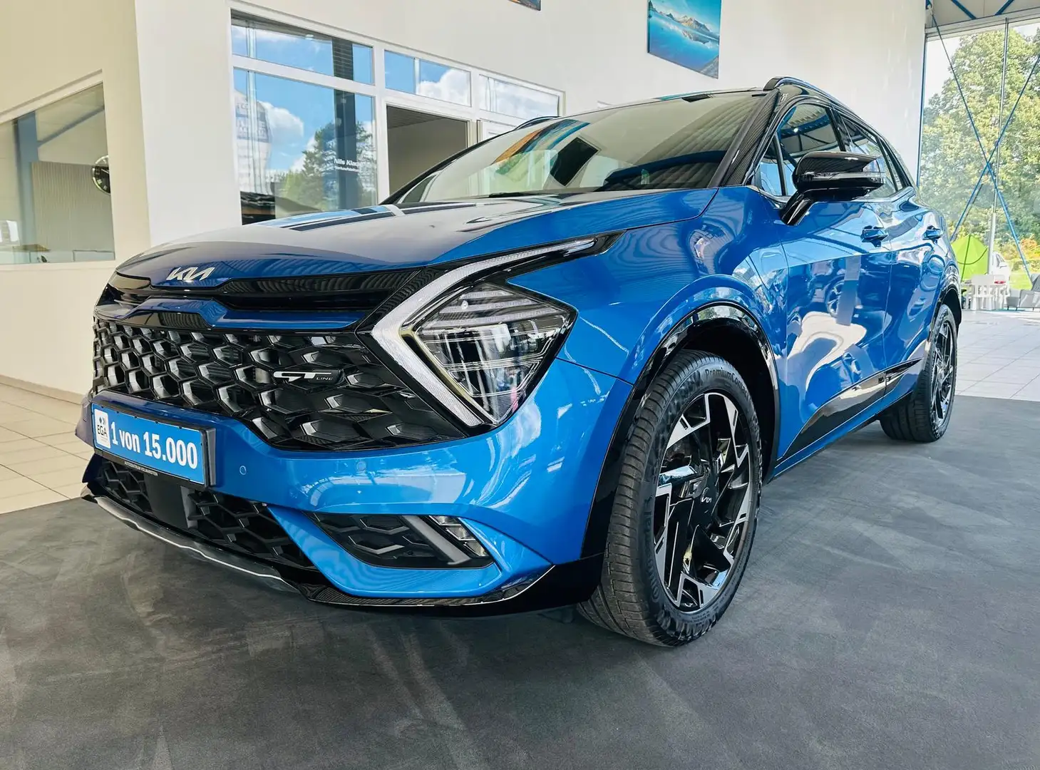 Kia Sportage 1.6T GT-Line 4WD Aut PANO DriveW Soundp Blau - 1