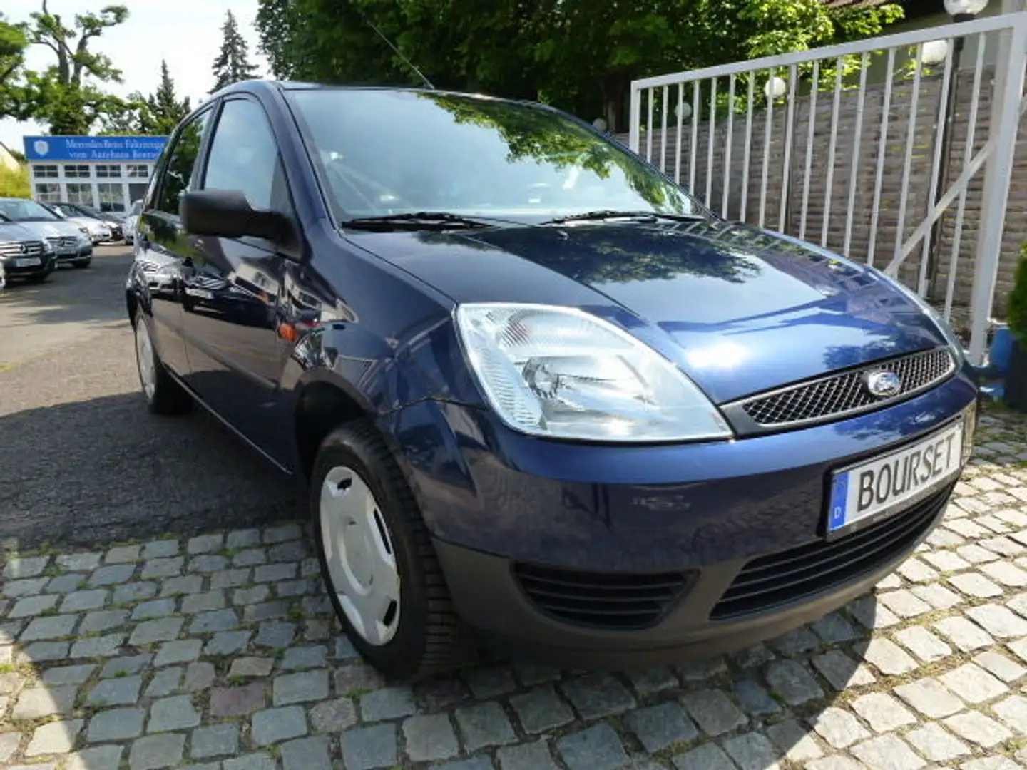 Ford Fiesta 1.4 16V 1.Besitz-Klimaanlage-30.000 KM Bleu - 2