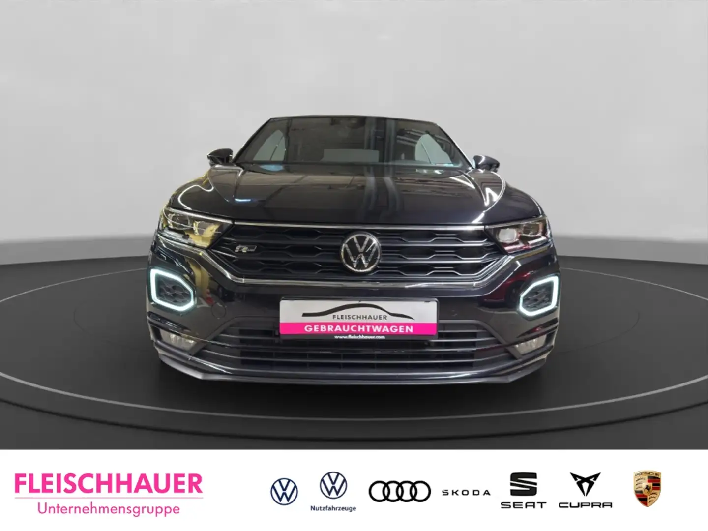 Volkswagen T-Roc Cabriolet R-Line 1.5 l TSI LED+ACC+RFK+SZH+PDC V&H Negro - 2