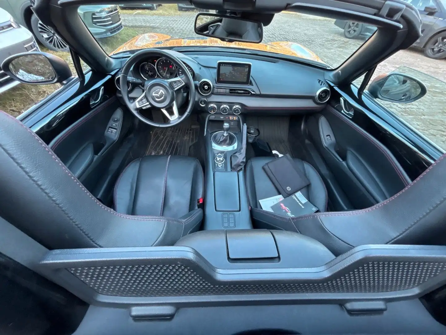 Mazda MX-5 Sports-Line/Voll Leder/LED/Navi/Bose/AHK/Al Schwarz - 2