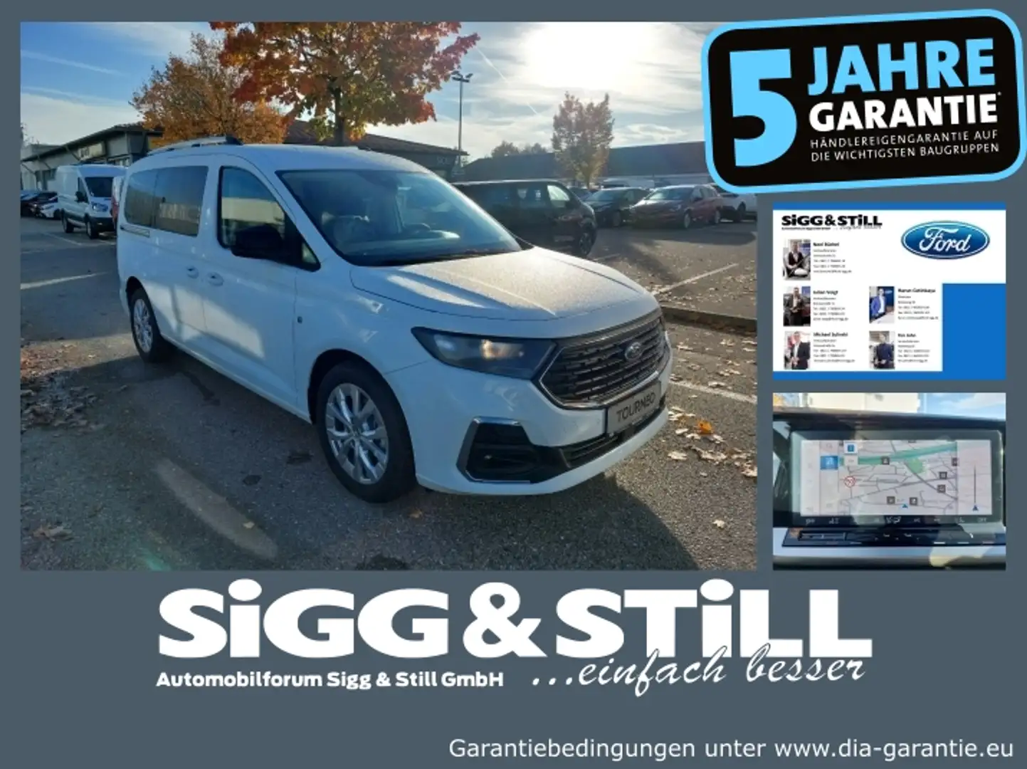 Ford Grand Tourneo Connect Titanium NAVI*iACC*SHZ*LED Weiß - 1