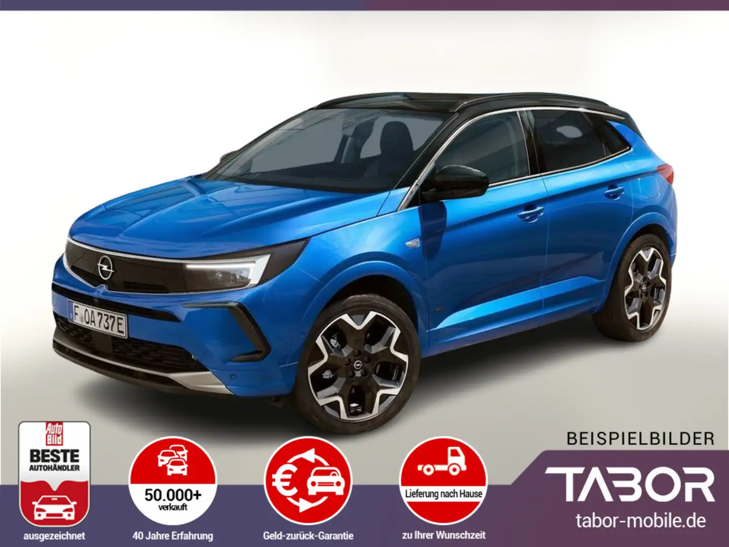Opel Grandland PHEV 225 EAT8 SHZ 360° ACC Alcantara Blanco - 1