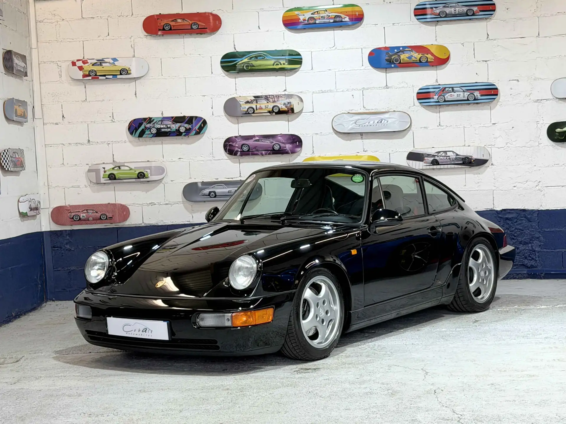 포르쉐 911 Carrera 4 Cabriolet 1992 검정 사진 1