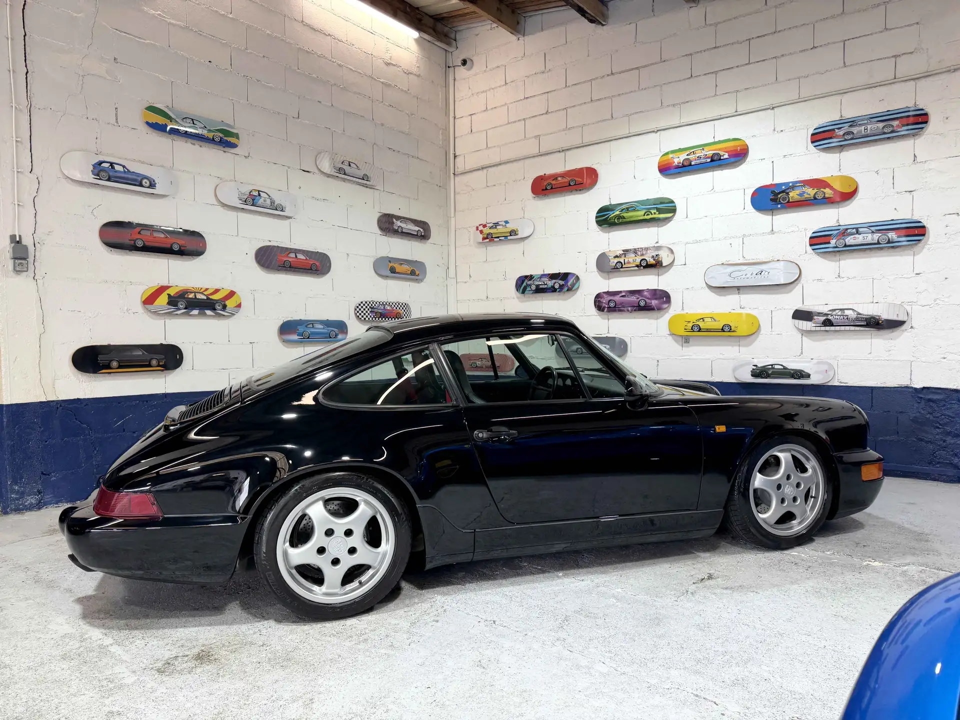 포르쉐 911 Carrera 4 Cabriolet 1992 검정 사진 6