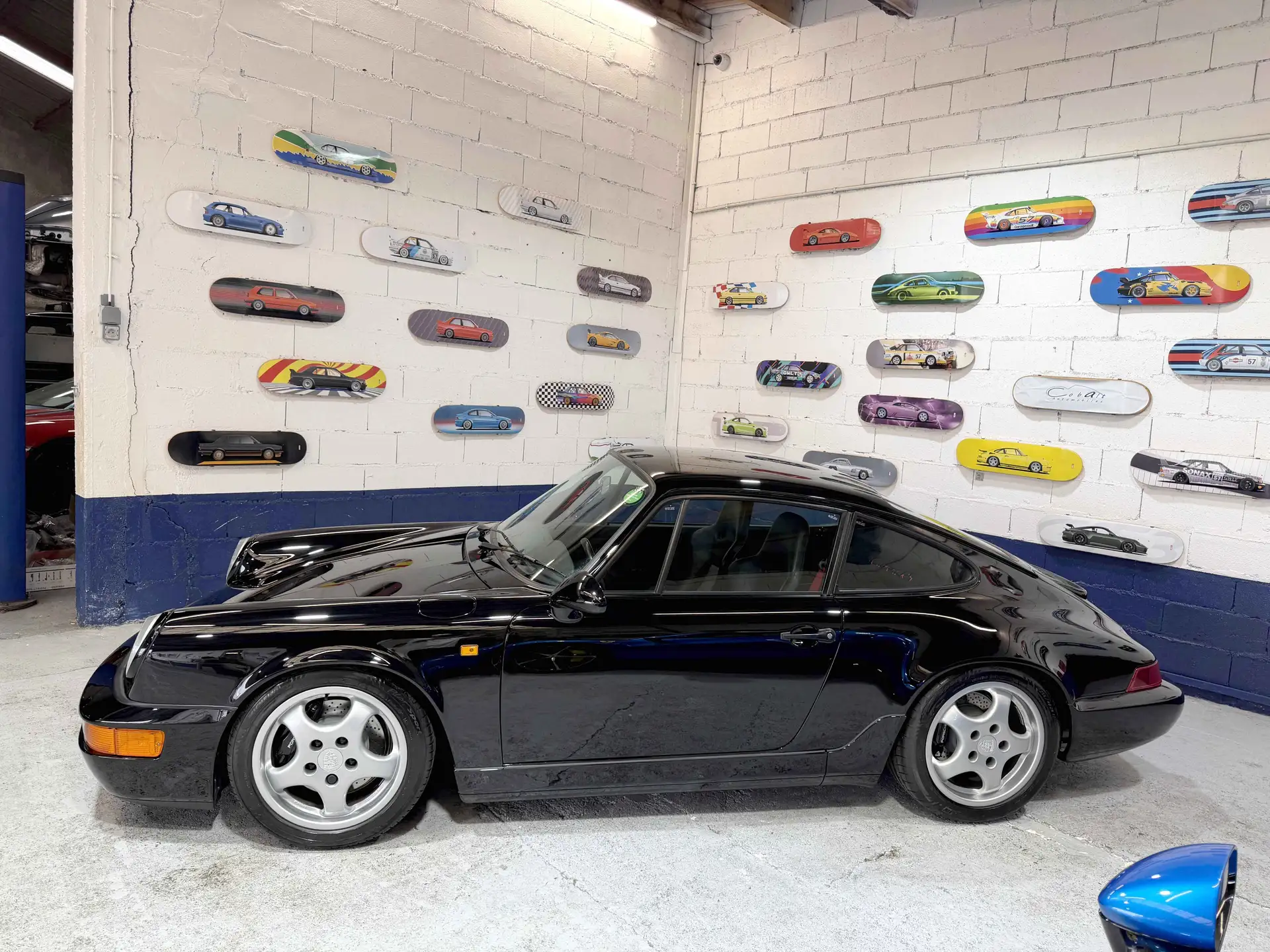 포르쉐 911 Carrera 4 Cabriolet 1992 검정 사진 5