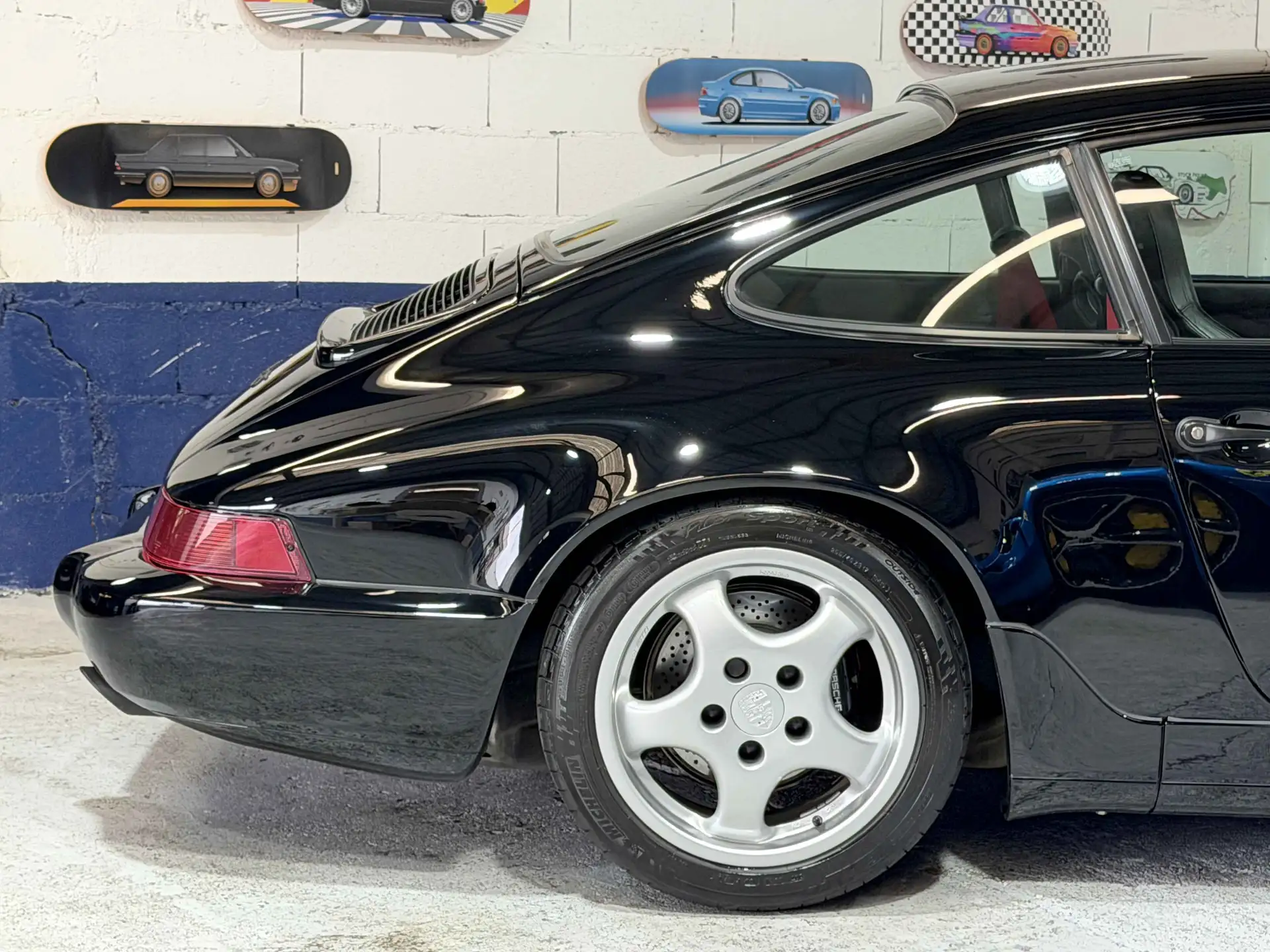 포르쉐 911 Carrera 4 Cabriolet 1992 검정 사진 8