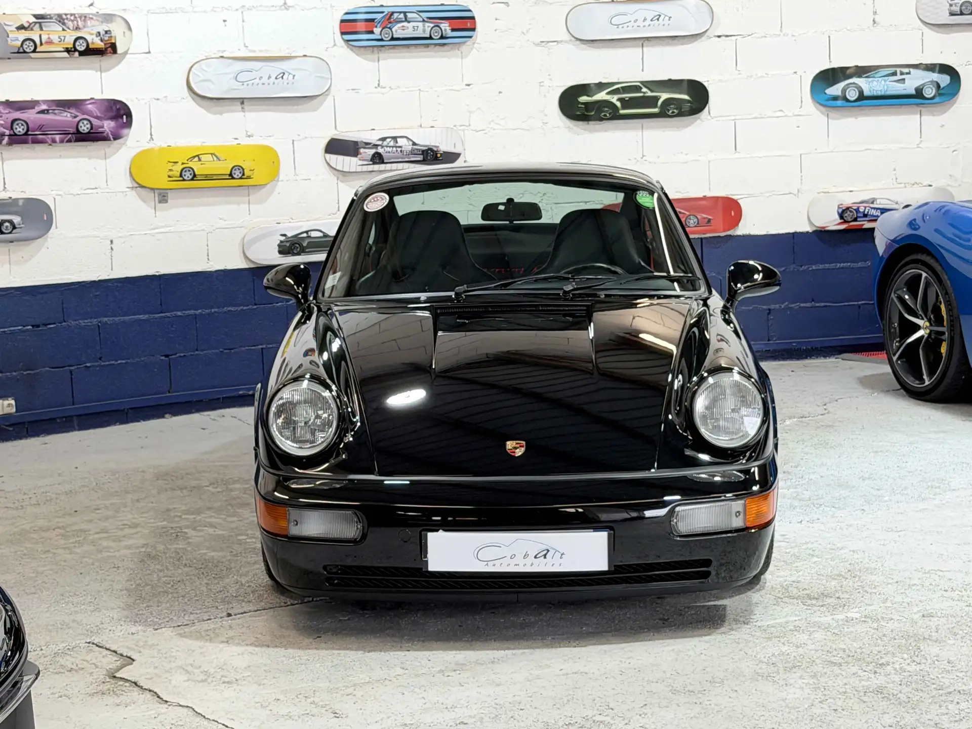 포르쉐 911 Carrera 4 Cabriolet 1992 검정 사진 3