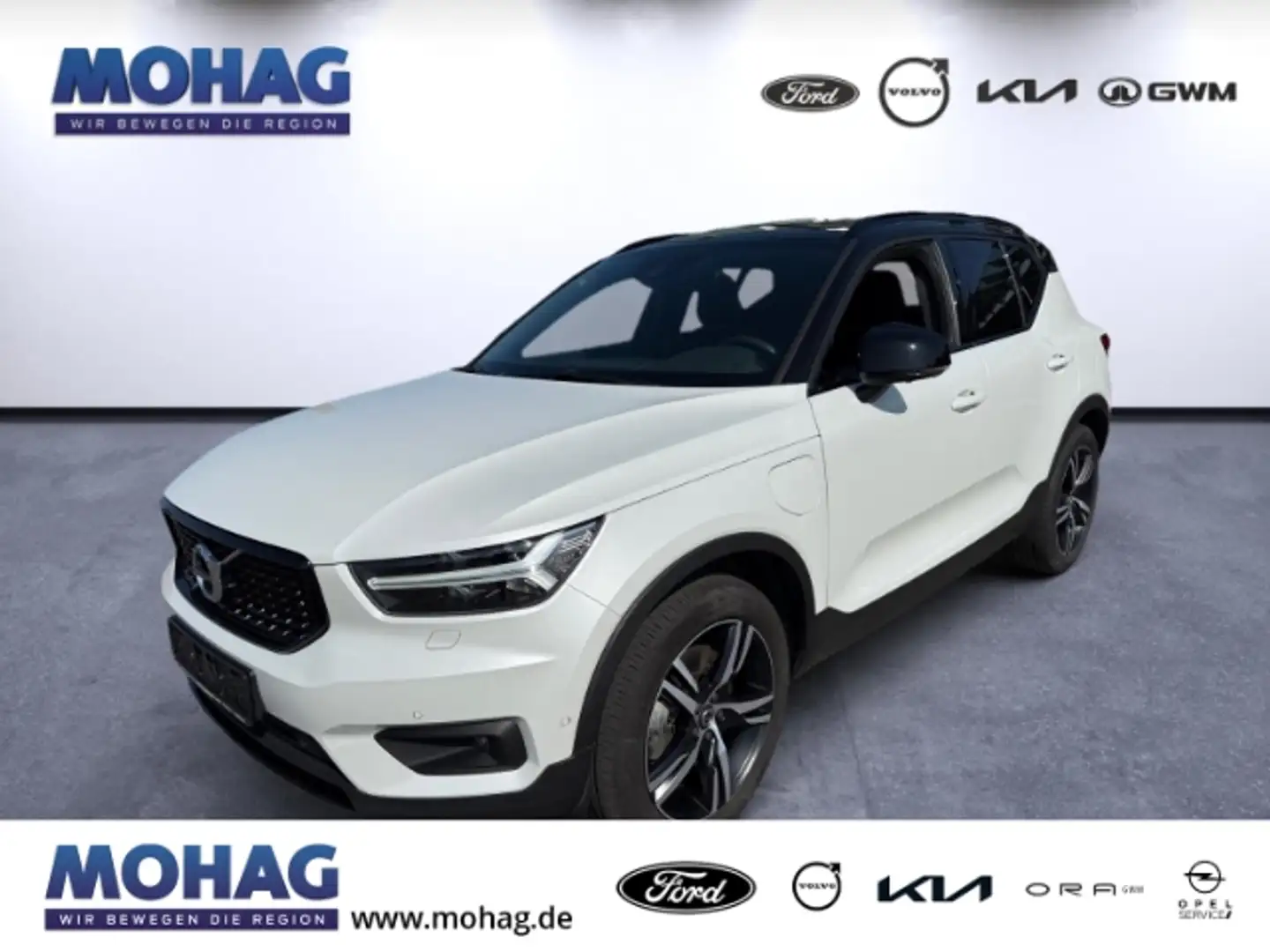 Volvo XC40 T5 Plug-In Hybrid R Design AHK,Panorama,360Kamera, Weiß - 1