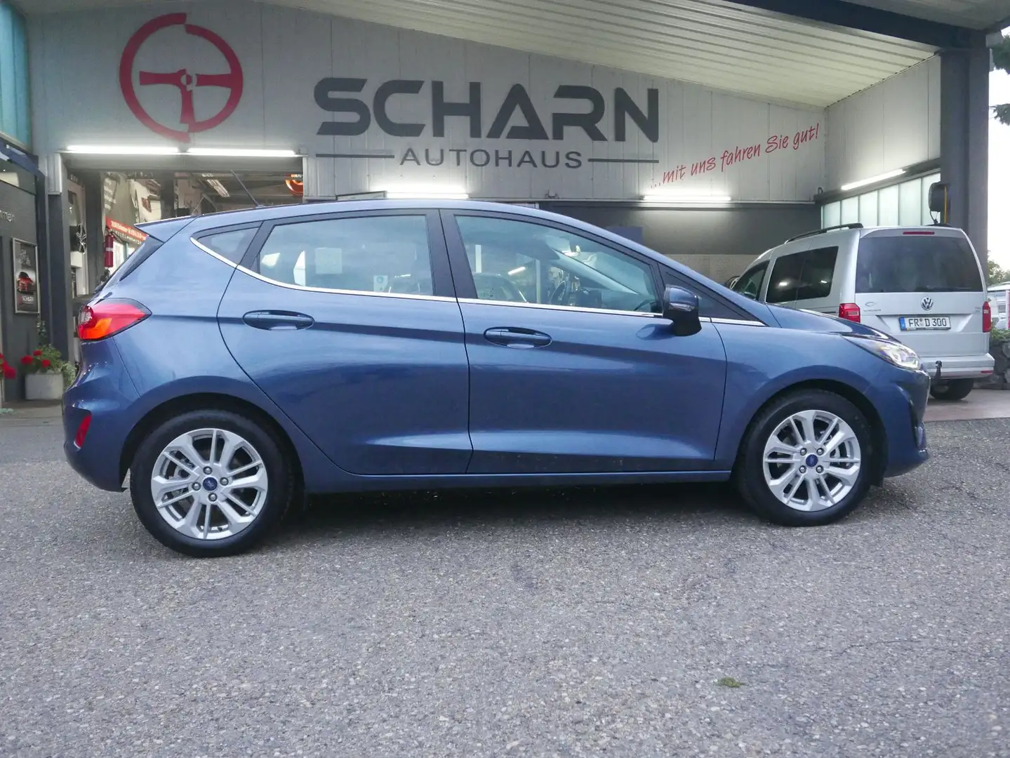 Ford Fiesta Titanium,25000KM,Automatic,Garantie,AHK!! Bleu - 1