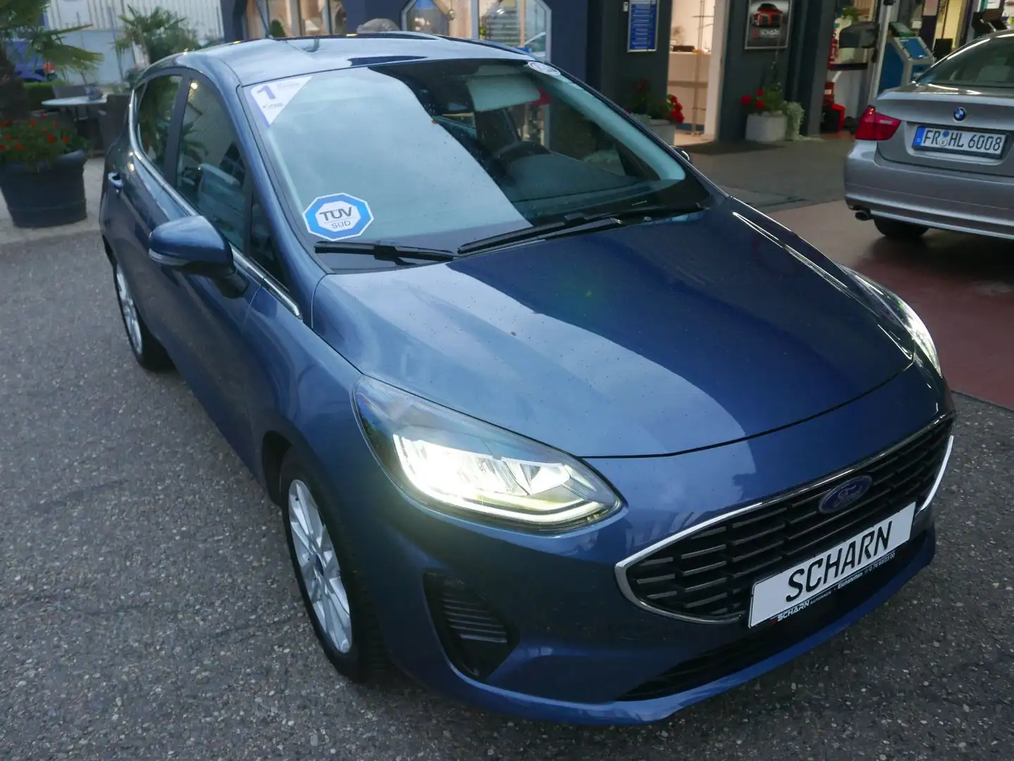 Ford Fiesta Titanium,25000KM,Automatic,Garantie,AHK!! Bleu - 2