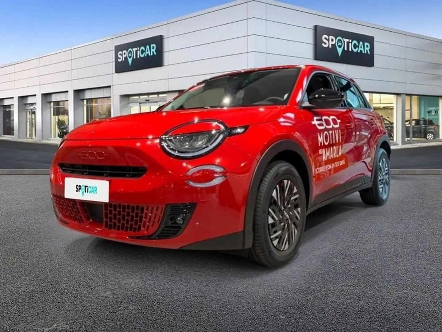 Fiat 600 Elettrica 156cv Red Piros - 1