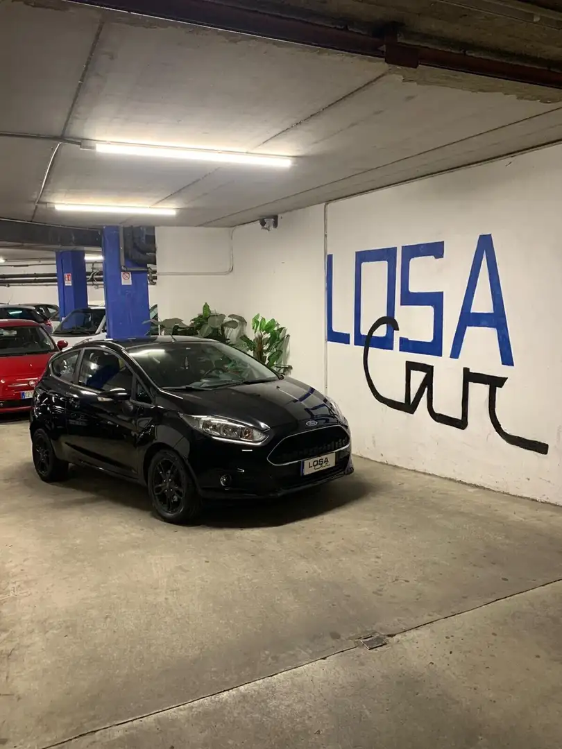 Ford Fiesta Fiesta 1.4 3 porte Bz.- GPL Black & White Edition Nero - 1