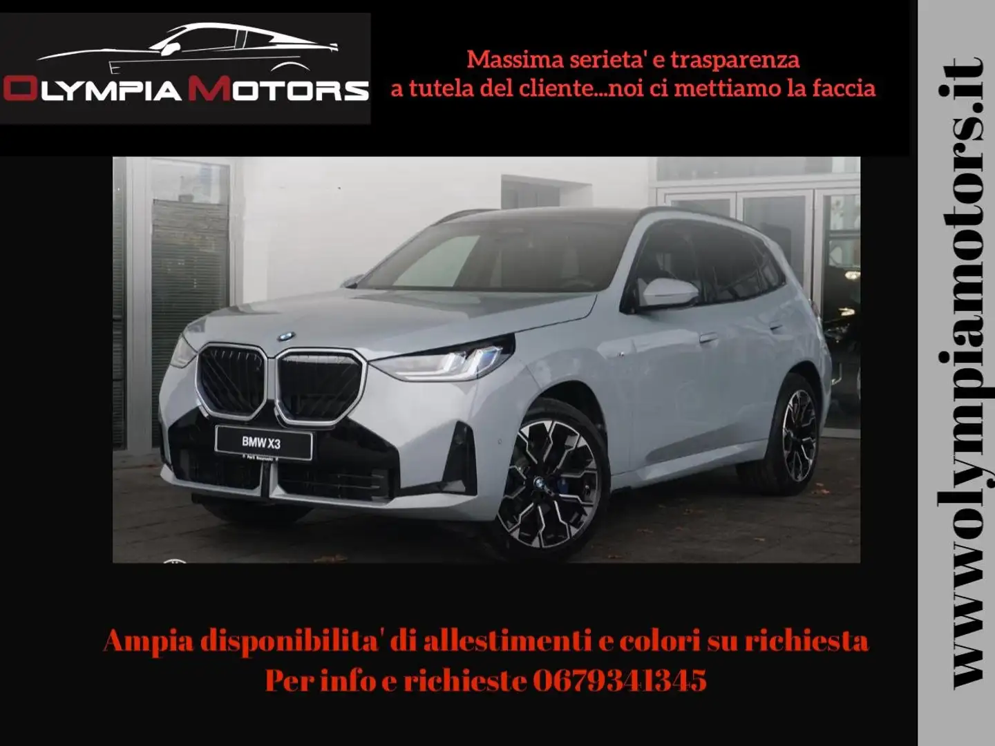 BMW X3 XDRIVE M SPORT LASER TETTO 20 KAMERA BLACK PACK Grigio - 1