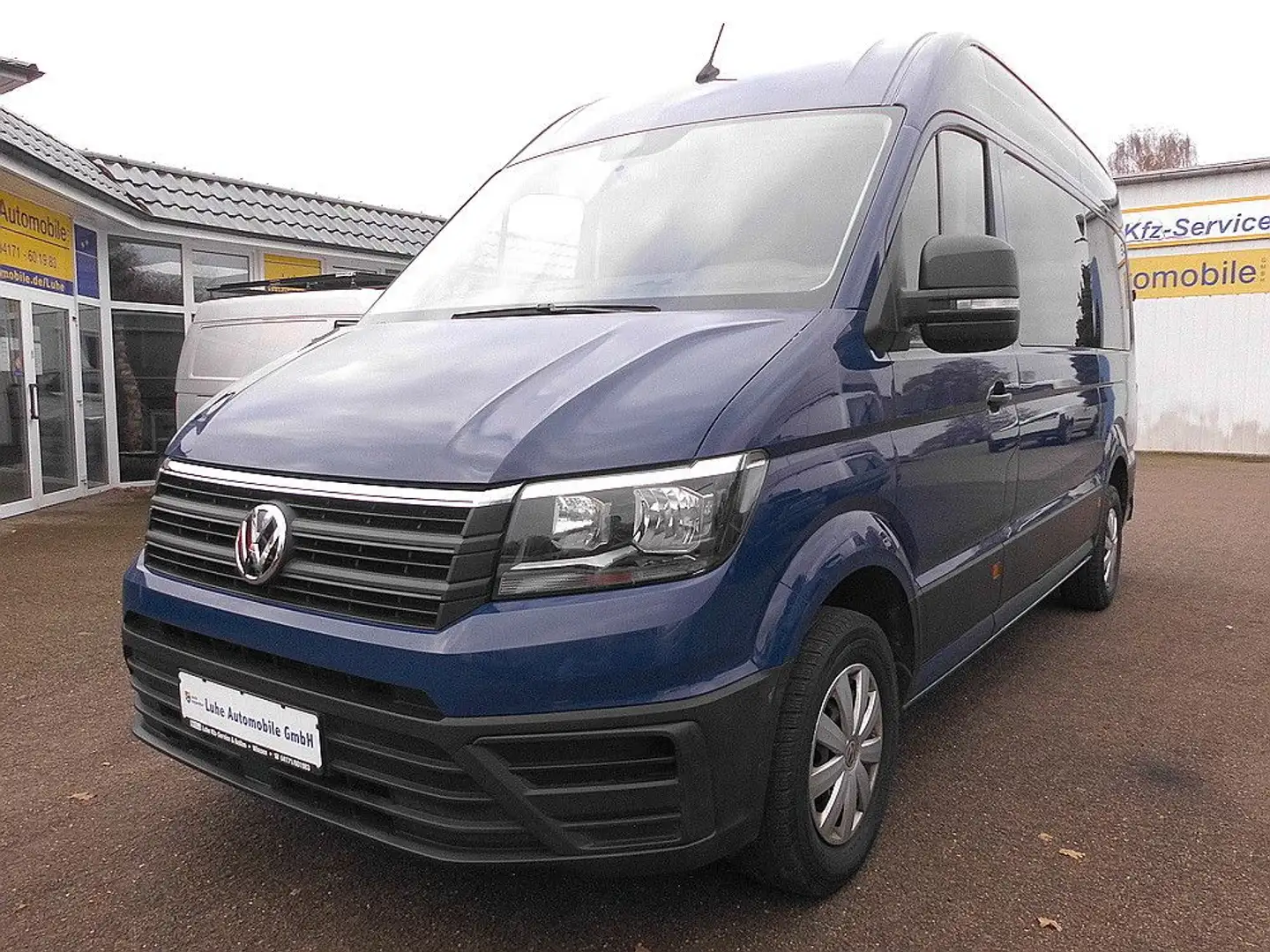Volkswagen Crafter 30 mittellang Hochdach FWD Navi verglast Blau - 1