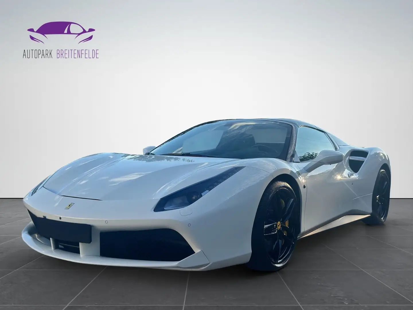 Ferrari 488 Power Garantie Full Carbon Lift JBL Weiß - 1