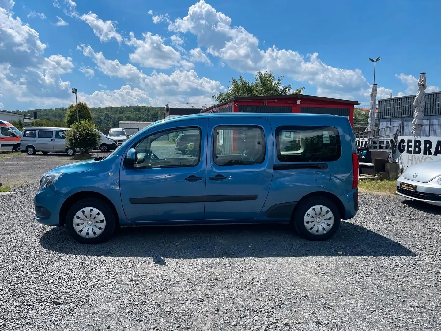 Mercedes-Benz Citan Kombi 111 CDI extralang / 7 SITZER/TÜV NEU Mavi - 2
